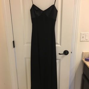 black prom gown